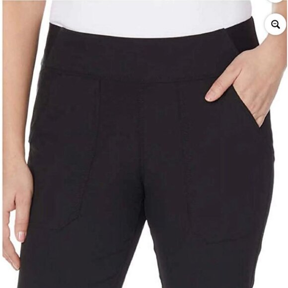 Weatherproof Vintage Womens Stretch Flex Slim Pant Sz Small Black Versitile - Picture 5 of 14